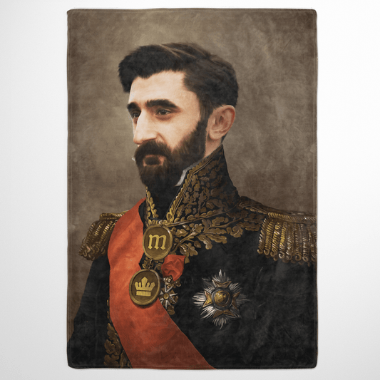 The Major - Custom Fleece Blanket
