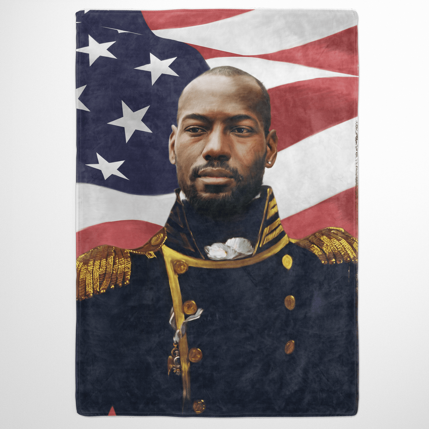 The Admiral USA Edition - Custom Fleece Blanket
