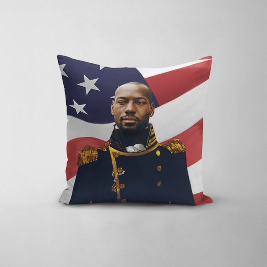 The Admiral USA Edition - Custom Throw Pillow