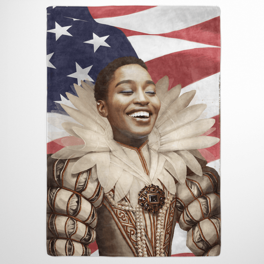 The Queen USA Edition - Custom Fleece Blanket