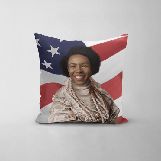The Queen Regent USA Edition - Custom Throw Pillow