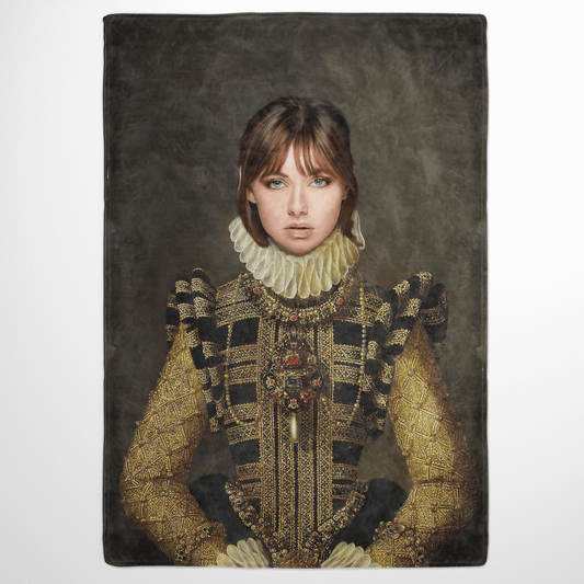 The Dame - Custom Fleece Blanket