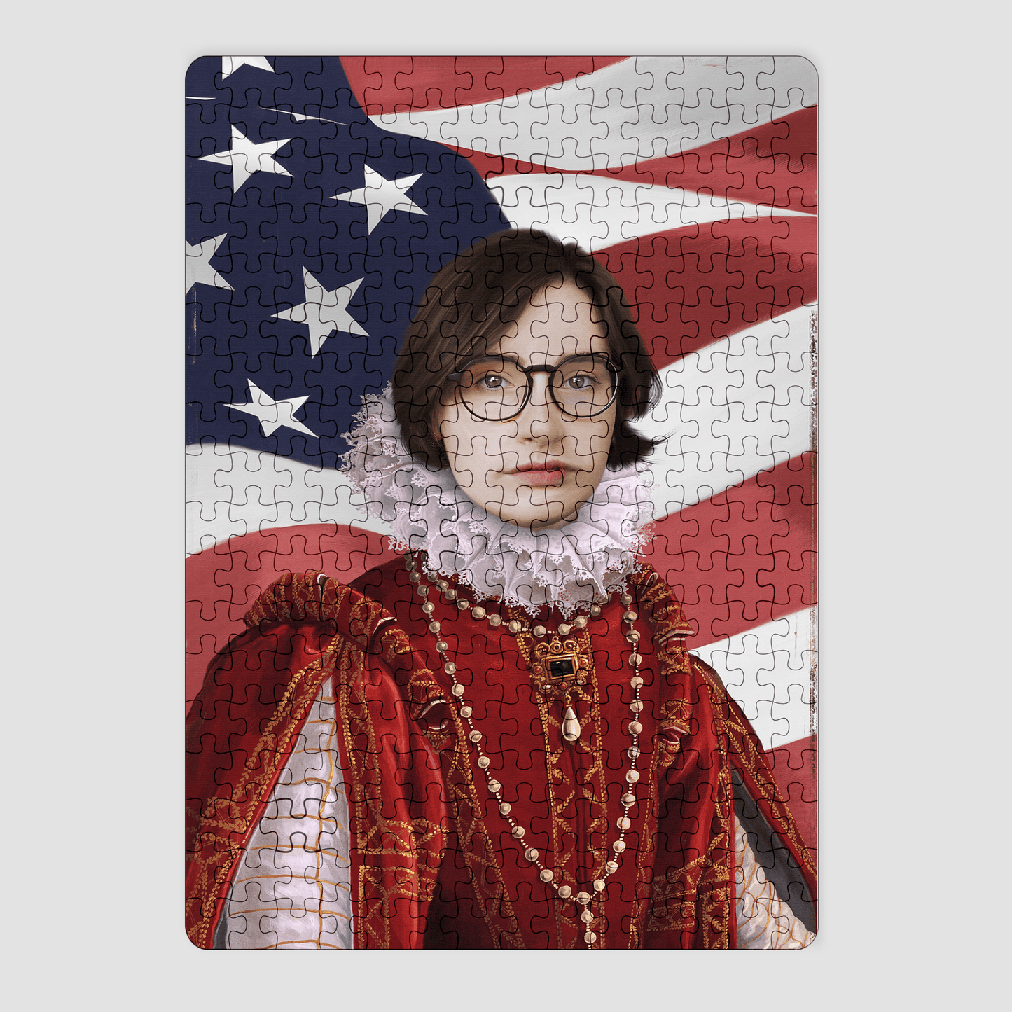 The Queen of Roses USA Edition - Custom Puzzle
