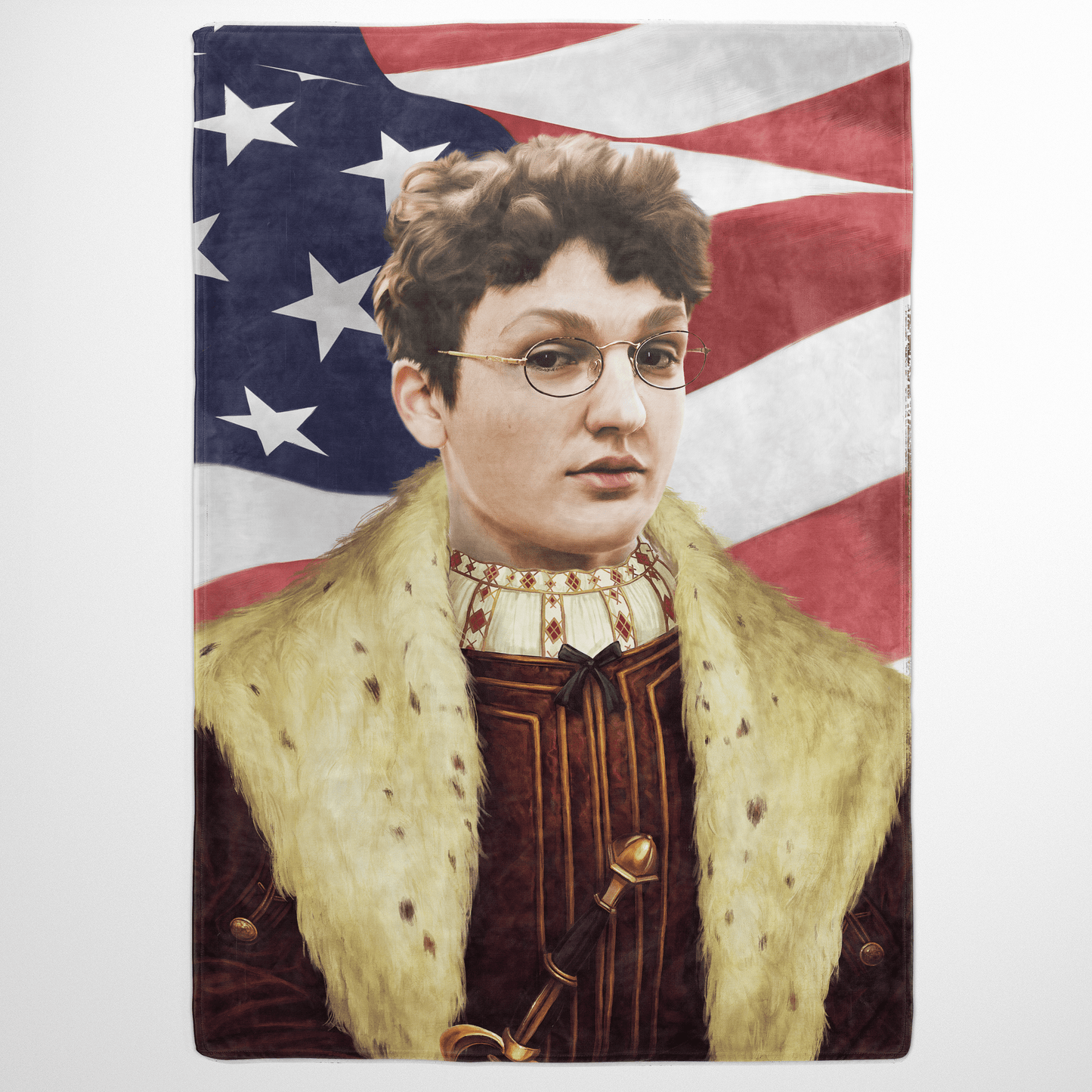 The Young King USA Edition - Custom Fleece Blanket
