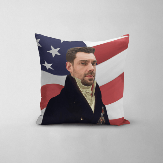 The Count USA Edition - Custom Throw Pillow