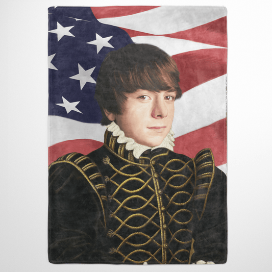 The Noble USA Edition - Custom Fleece Blanket