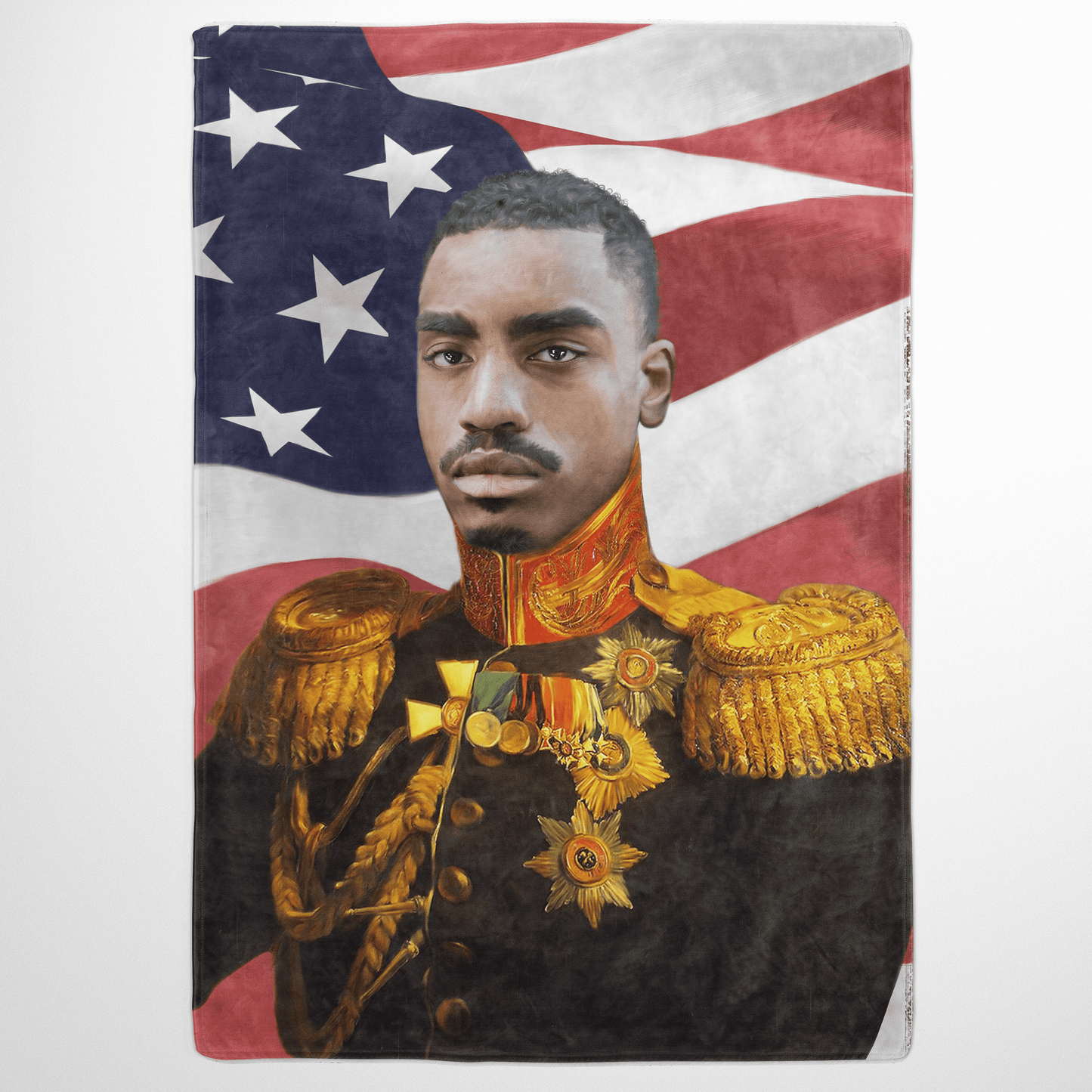 The Veteran USA Edition - Custom Fleece Blanket
