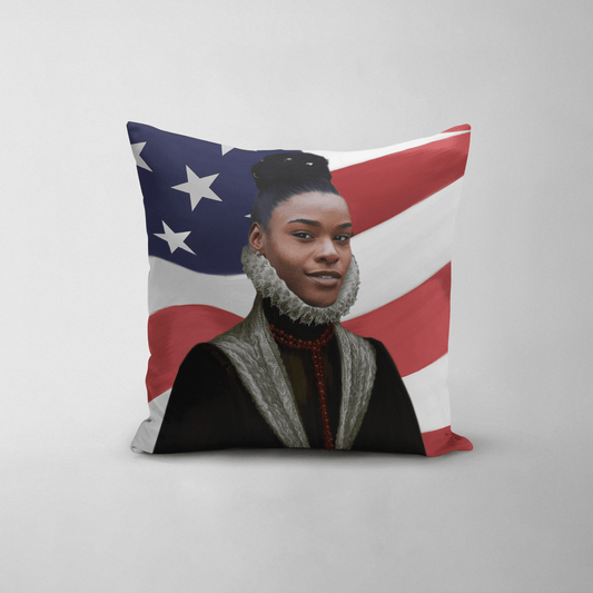 The Countess USA Edition - Custom Throw Pillow