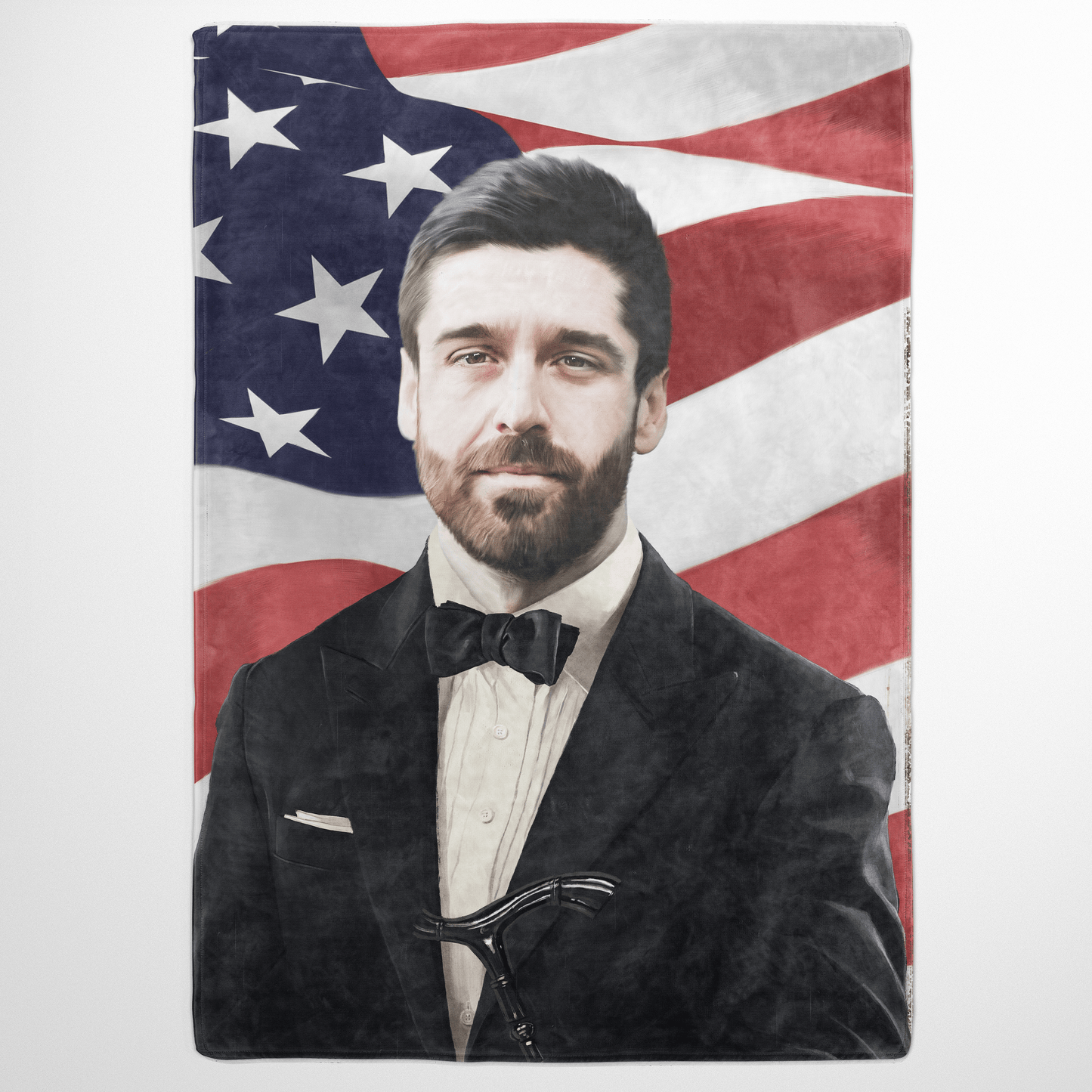 The Gentleman USA Edition - Custom Fleece Blanket