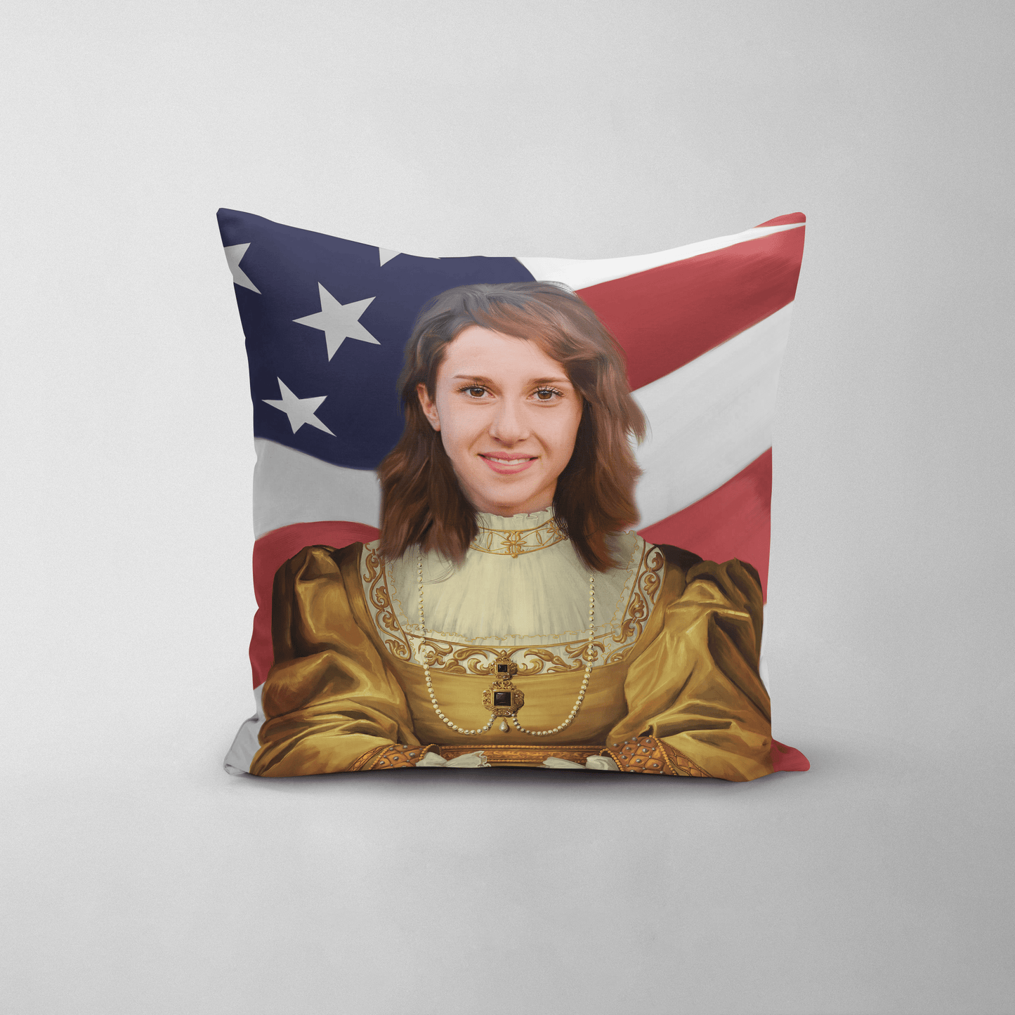 The Golden Girl USA Edition - Custom Throw Pillow