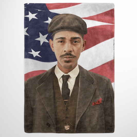 The Peaky Blinder USA Edition - Custom Fleece Blanket
