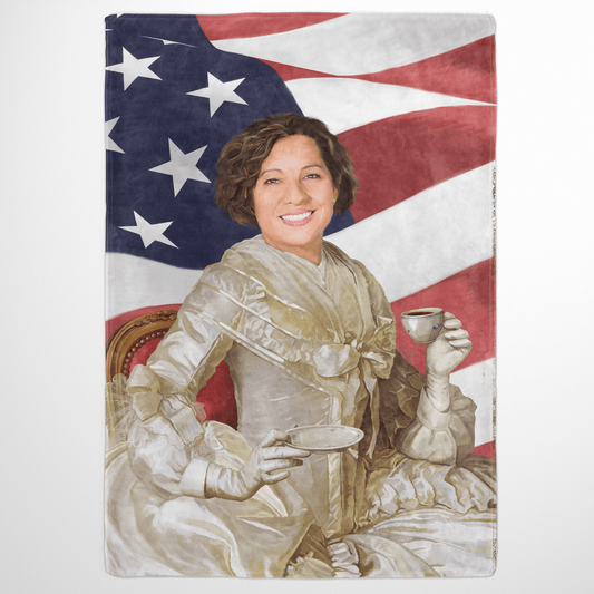 The Sweetheart USA Edition - Custom Fleece Blanket