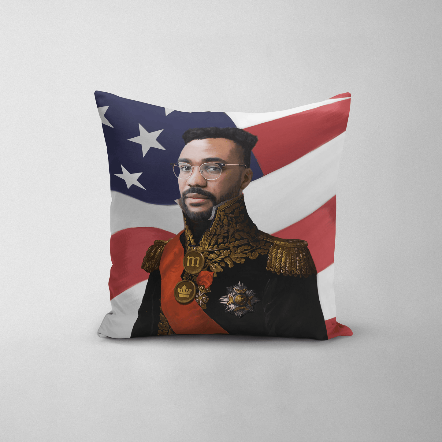 The Major USA Edition - Custom Throw Pillow