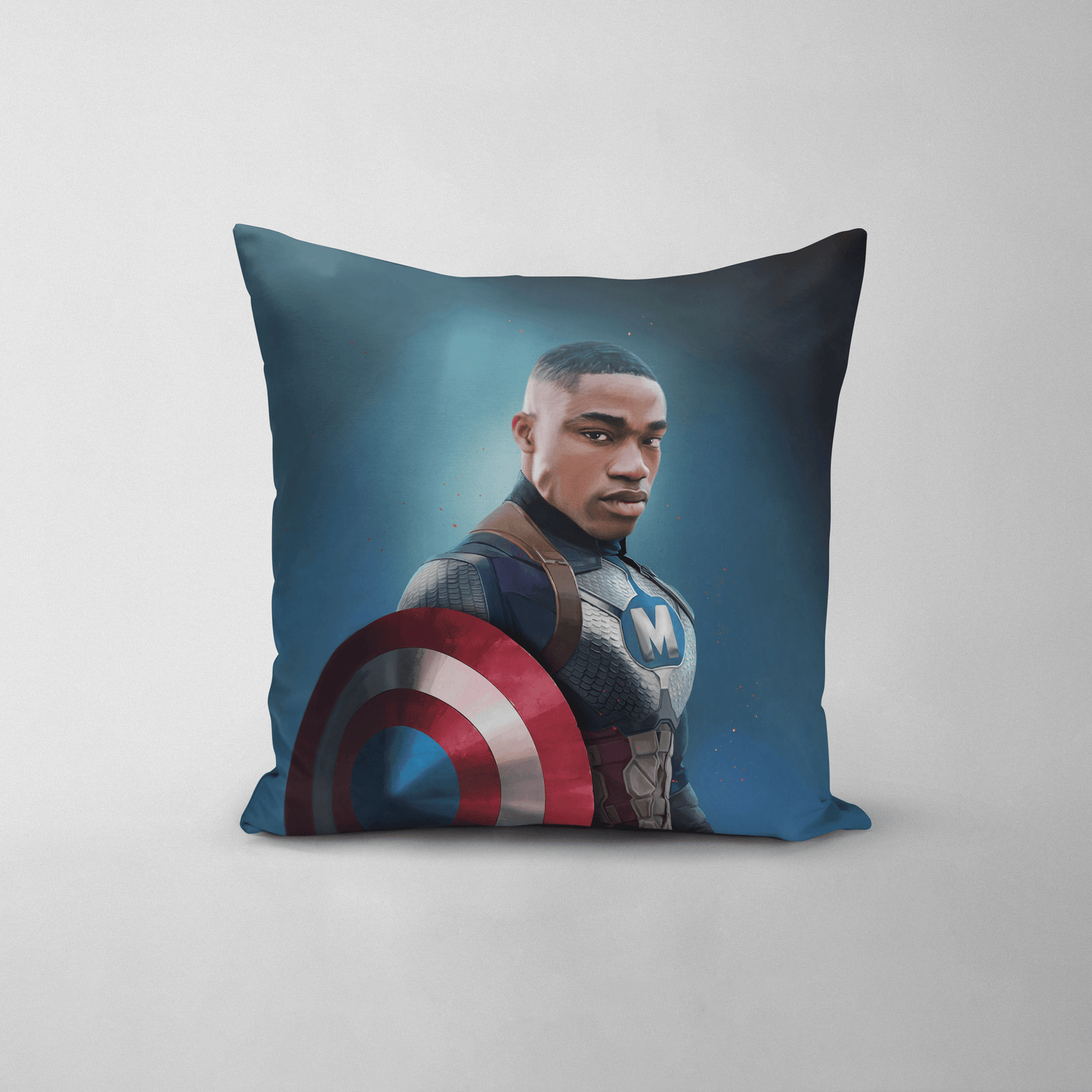 The Blue Captain - Custom Throw Pillow