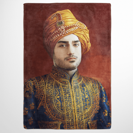The Indian Raja - Custom Fleece Blanket