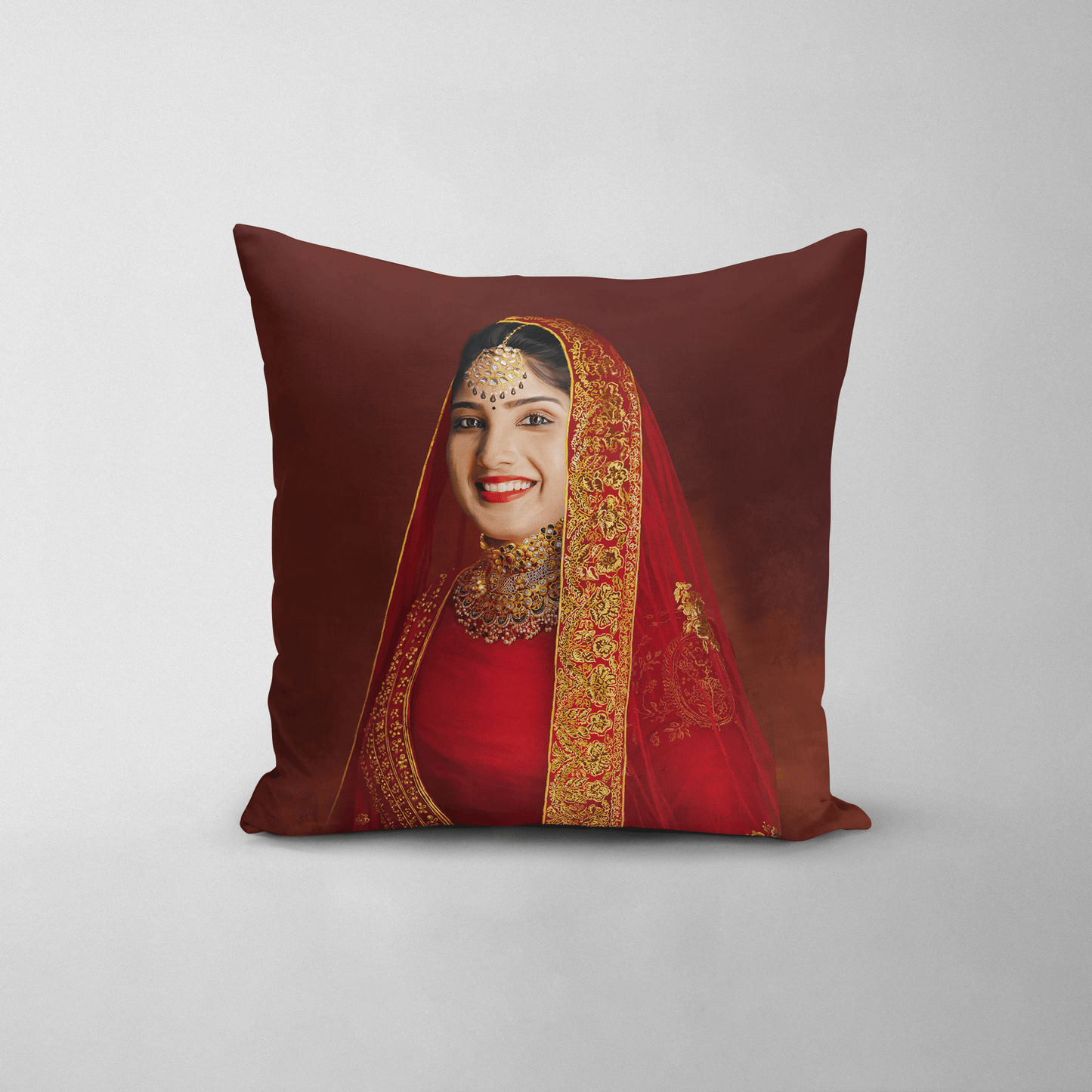 The Indian Rani - Custom Throw Pillow