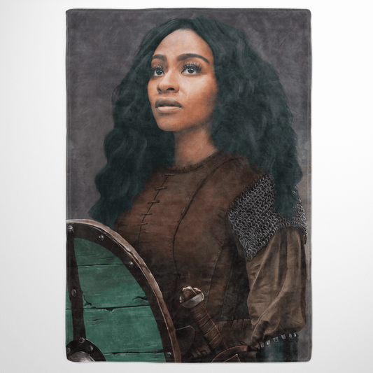 The Shieldmaiden - Custom Fleece Blanket