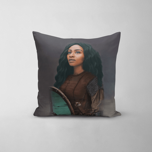 The Shieldmaiden - Custom Throw Pillow