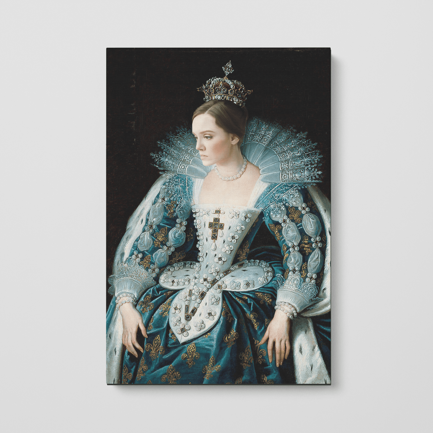 Custom Portrait of Anne of Austria, Queen of France, circa 1620-1625