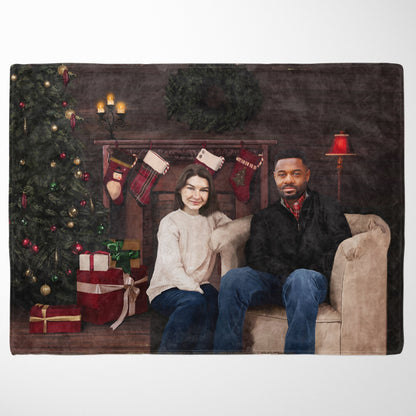 The Family Christmas - Custom Fleece Blanket