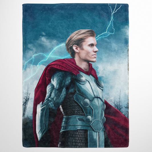The Norse Hero - Custom Fleece Blanket