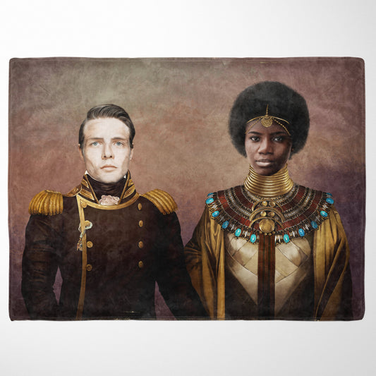 The Admiral & Nubian Queen - Custom Fleece Blanket