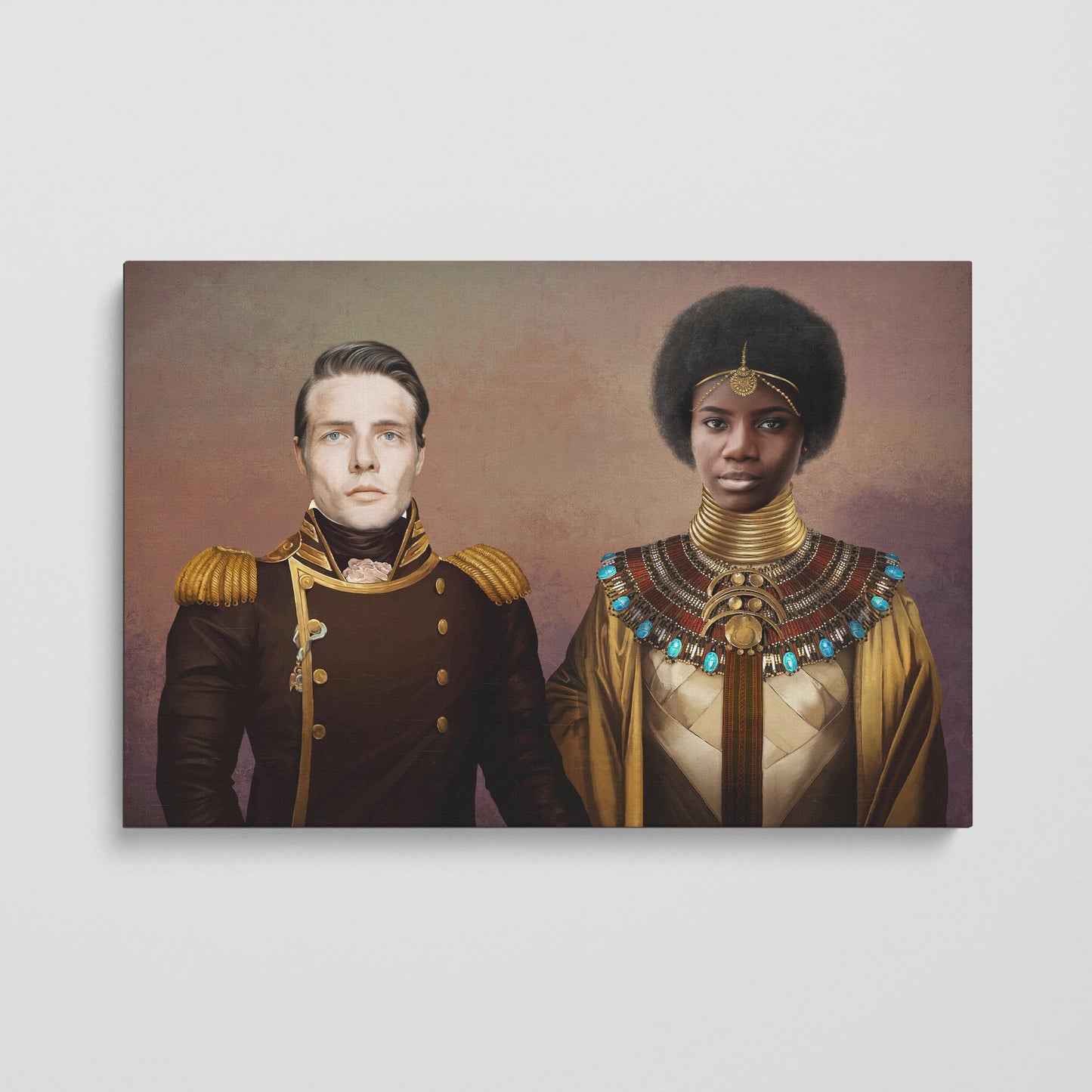 The Admiral & Nubian Queen - Custom Canvas