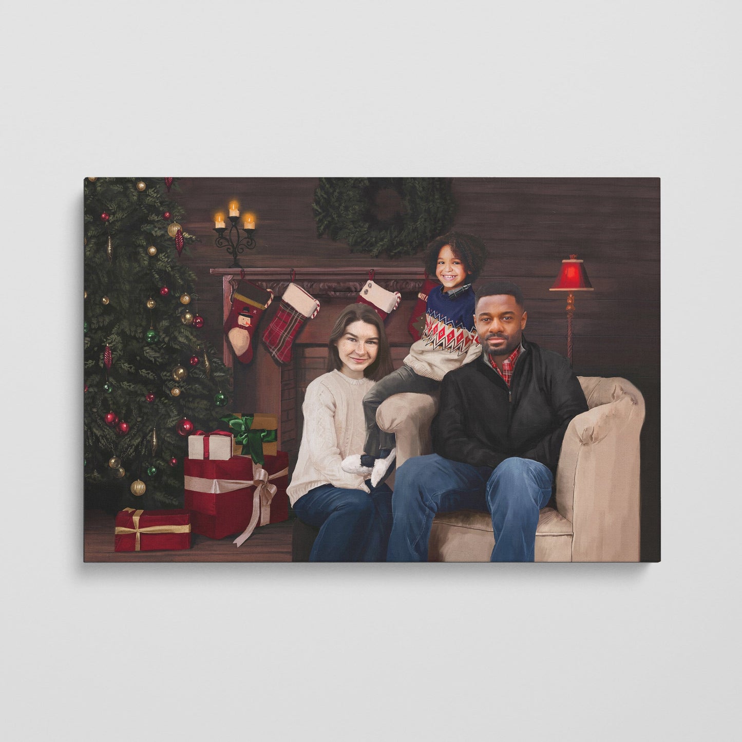 The Family Christmas - Custom Canvas