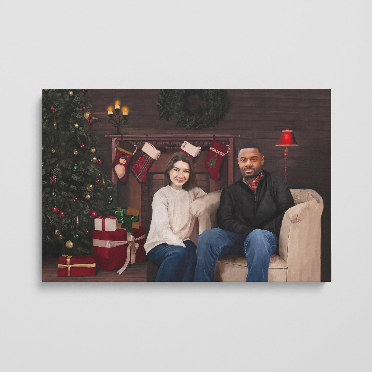 The Family Christmas - Custom Canvas