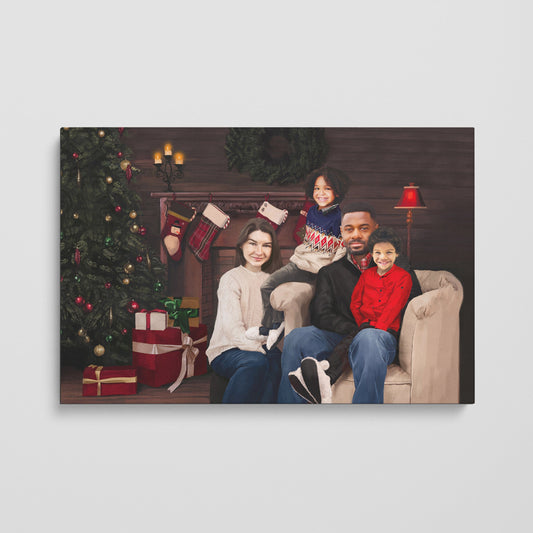 The Family Christmas - Custom Canvas