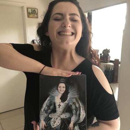 Custom Portrait of Anne of Austria, Queen of France, circa 1620-1625
