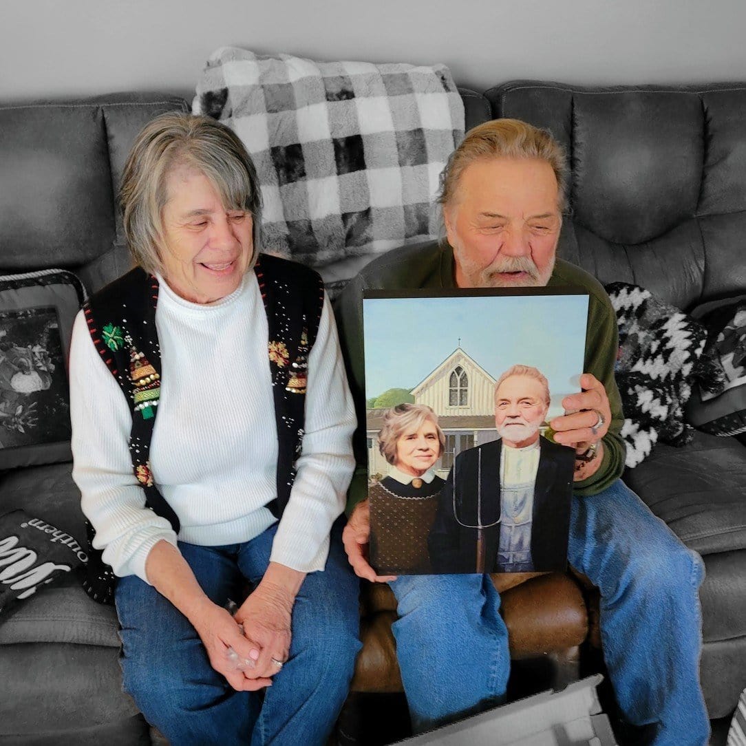 The American Gothic - Custom Canvas