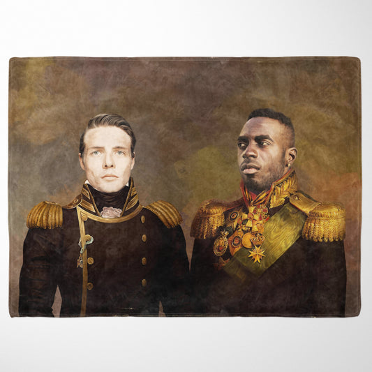 The Admiral and Colonel - Custom Fleece Blanket