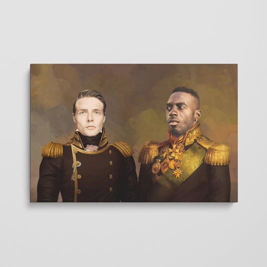 The Admiral and Colonel - Custom Canvas
