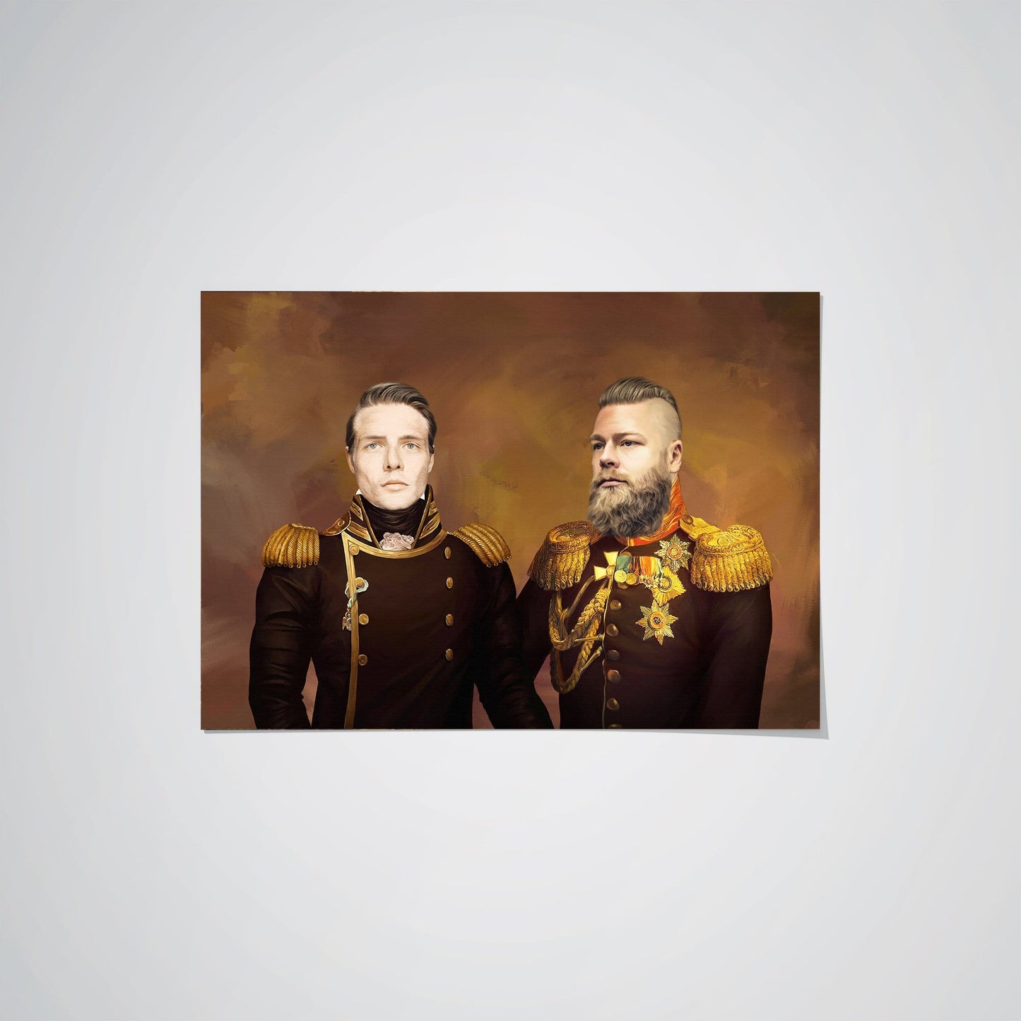 The Admiral and Veteran - Custom Poster