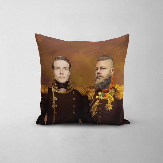 The Admiral and Veteran - Custom Throw Pillow