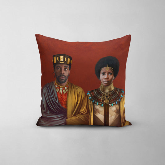 The African Royalty - Custom Throw Pillow