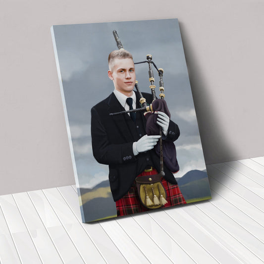 The Bagpiper - Custom Canvas