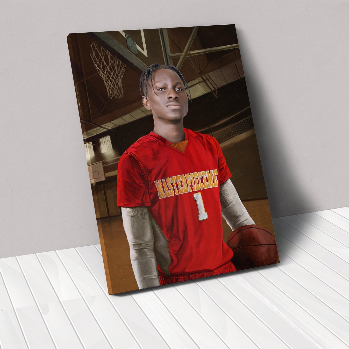 The Basketball Player - Custom Canvas