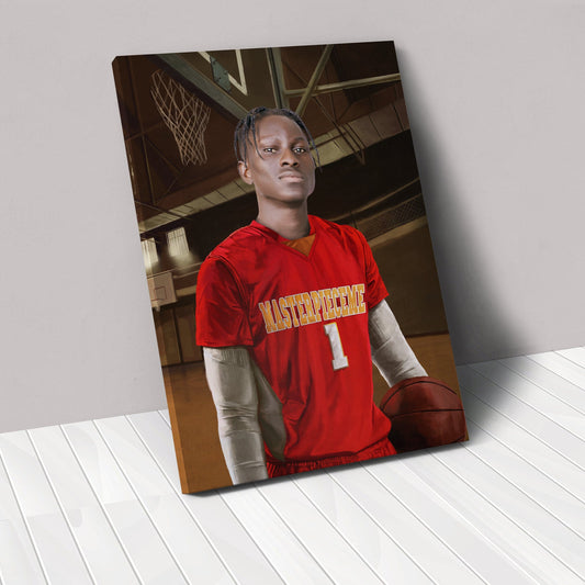 The Basketball Player - Custom Canvas