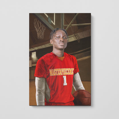 The Basketball Player - Custom Canvas