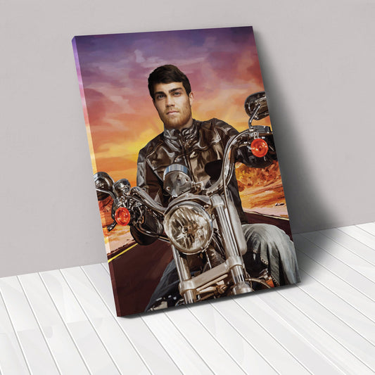 The Biker - Custom Canvas