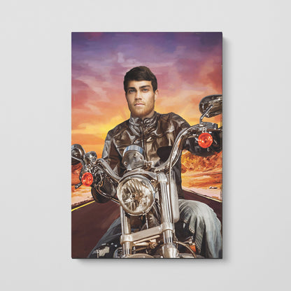 The Biker - Custom Canvas