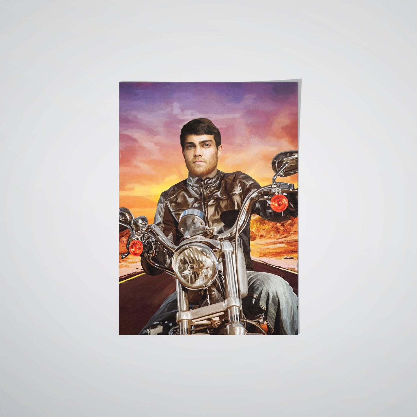 The Biker - Custom Poster