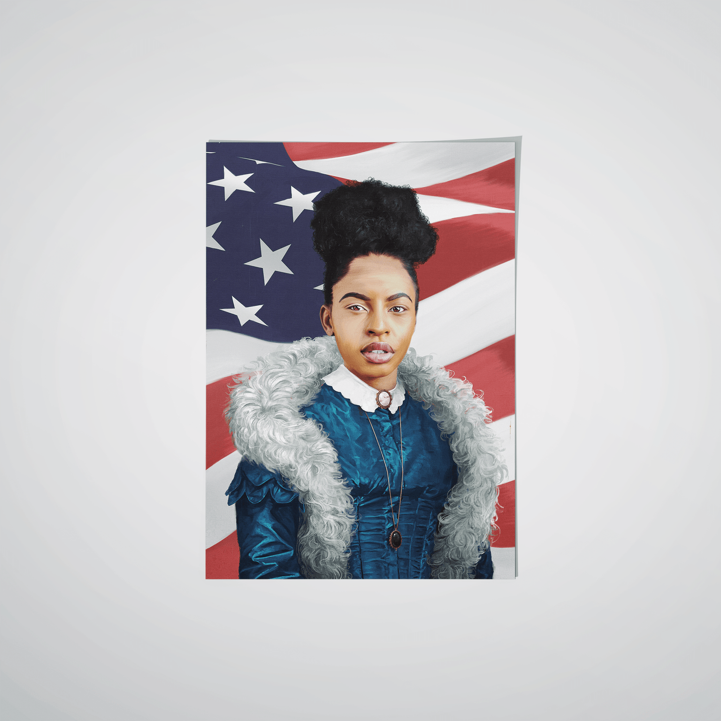 The Boa Lady USA Edition - Custom Poster