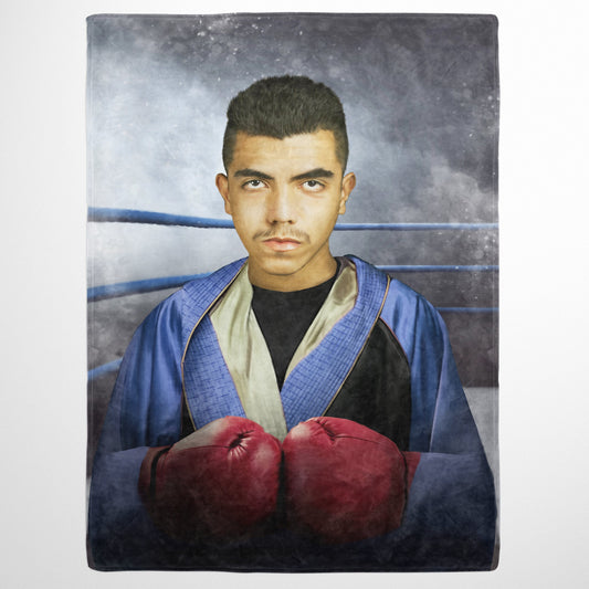 The Boxer - Custom Fleece Blanket