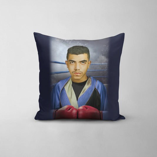 The Boxer - Custom Throw Pillow