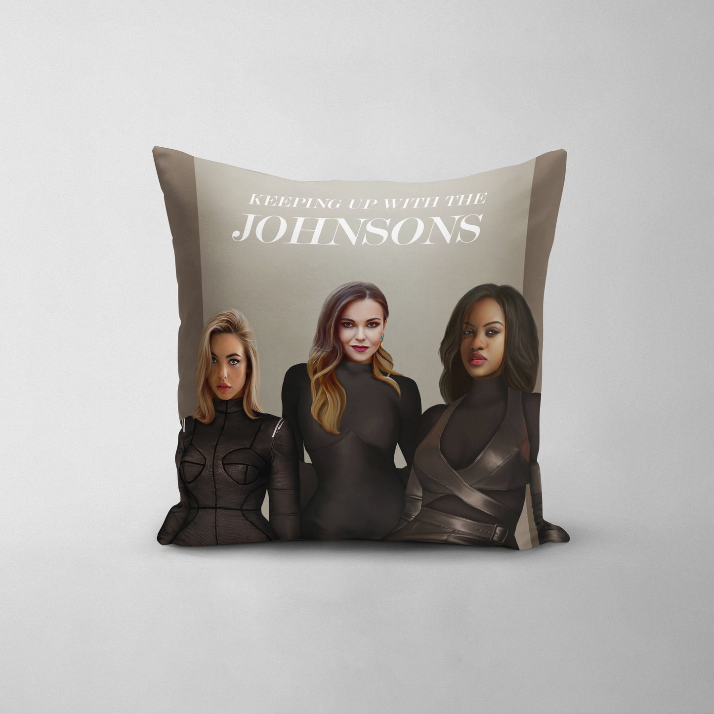 The Celeb Sisters - Custom Throw Pillow