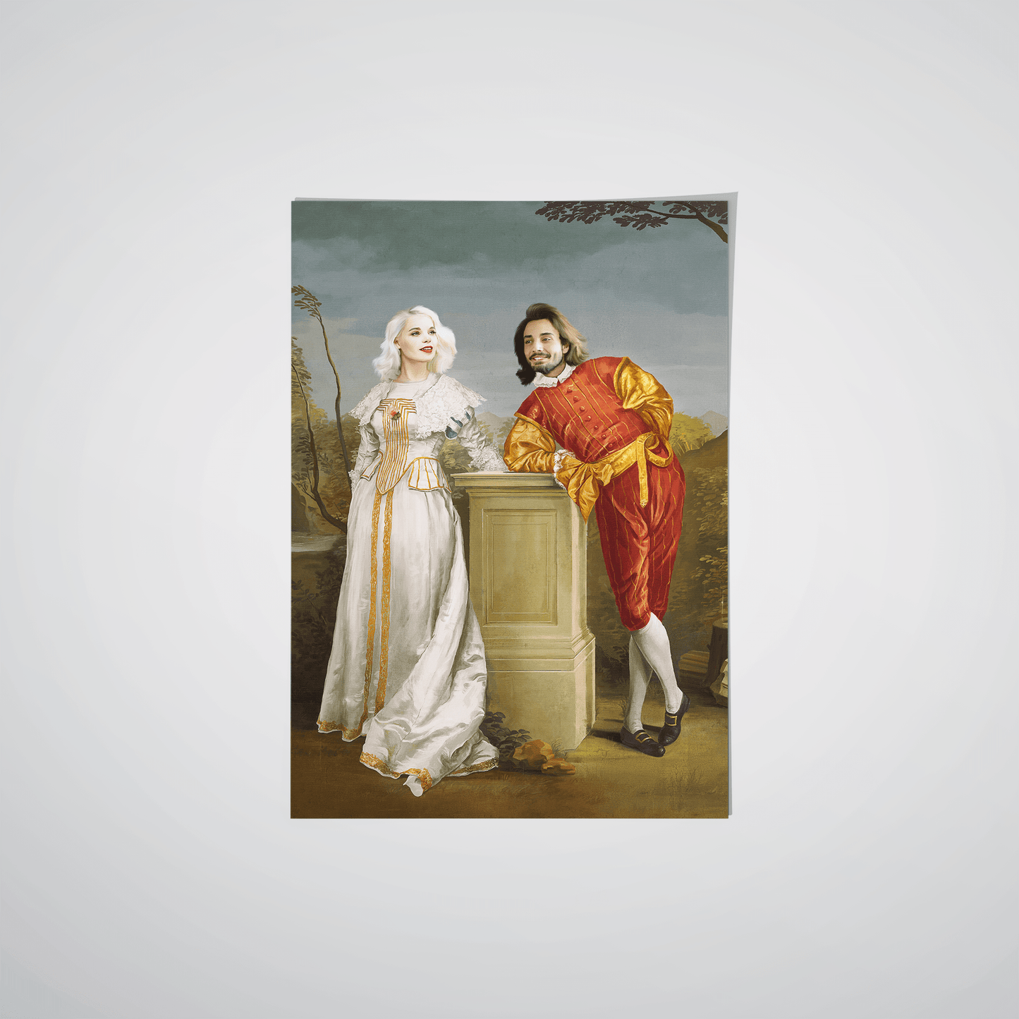 The Courtly Couple - Custom Poster