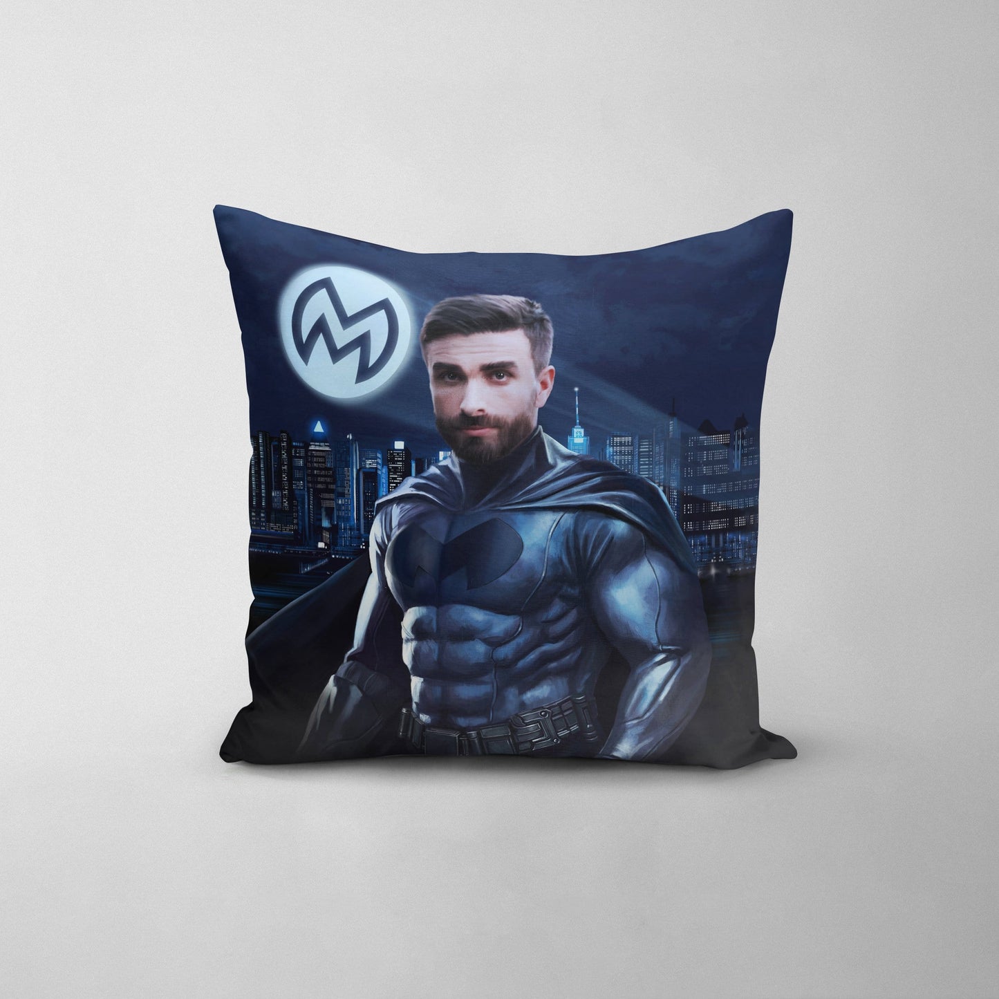 The Dark Hero - Custom Throw Pillow